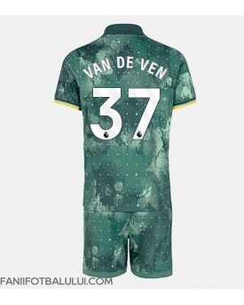 Tottenham Hotspur Micky van de Ven #37 Echipament de Fotbal Replică 2024-25 Copii Treilea (+ Șorturi)